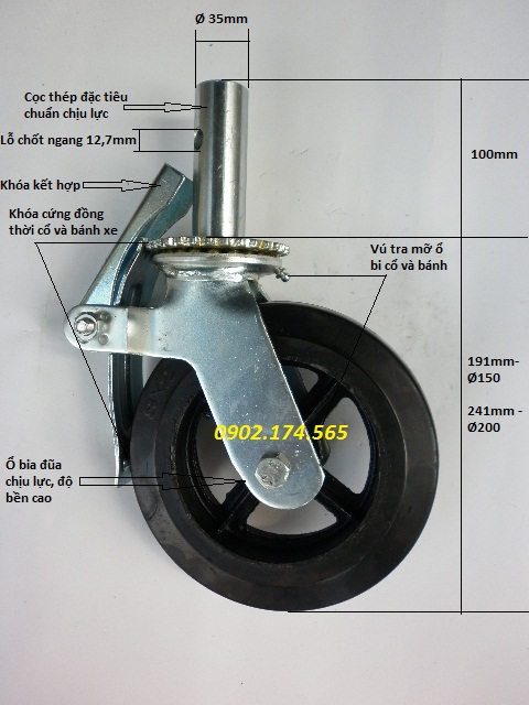 Bánh xe giàn giáo